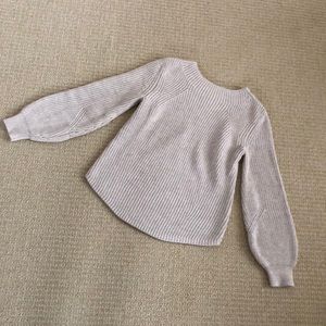 Gap oatmeal shaker stitch sweater